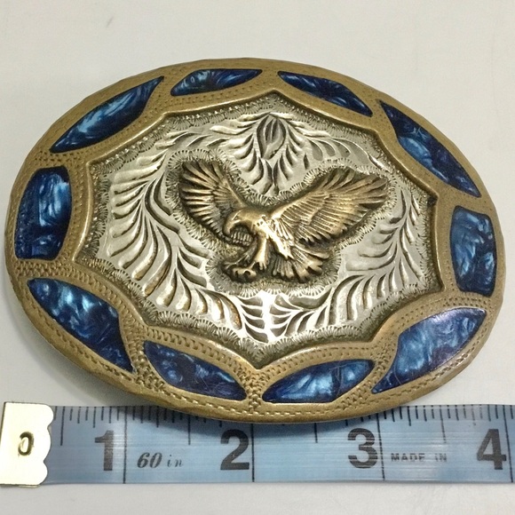 Vintage Unisex ADM Eagle Belt Buckle - Picture 3 of 7